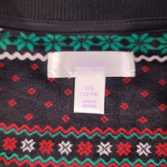 Secret Treasures 2 PC Christmas Velour Lounge Holiday Joggers Set – Size Large - Picture 2 of 16